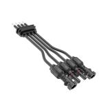 PA66 Nylon Waterproof Power Connector 300V For Solar Photovoltaic High Voltage
