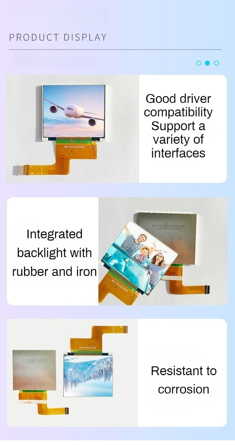 2.3 Inch Handheld Digital HD Display 480*360 Resolution IPS Display