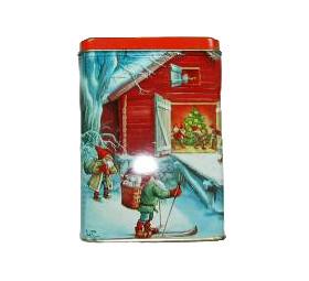 Quality Herbal Tea Storage Thickness 0.23mm Square Tin Can wholesale