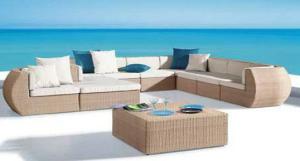 Quality 7pcs patio luxury rattan furniture wholesale