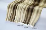 Wholesale factory double drawn full remy cuticle tape hair extensions Russian