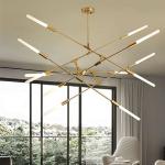 LED Sputnik Chandelier Lighting For Studio Living Bar Kitchen suspension light