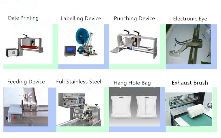 Film Pulling Horizontal Flow Packing Machine Rotary Form Fill Seal Machine