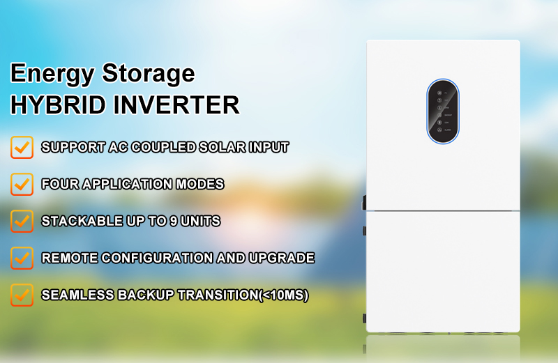 Low Voltage IP66 Single Phase 48V 8kw 10kw Solar Hybrid Inverter MPPT on Off Grid Solar Inverter 10kw 48V Solar Panel Inverter