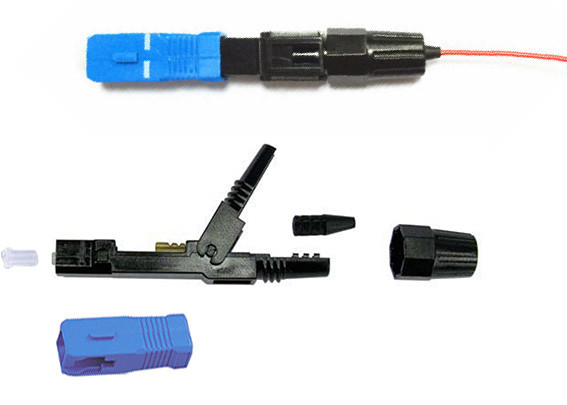 SCUPC Fiber Optic Fast Connector FTTH CATV ONU Quick Connector