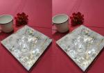 Monogrammed Gold Foil Napkin 3ply Beverage 33*33cm