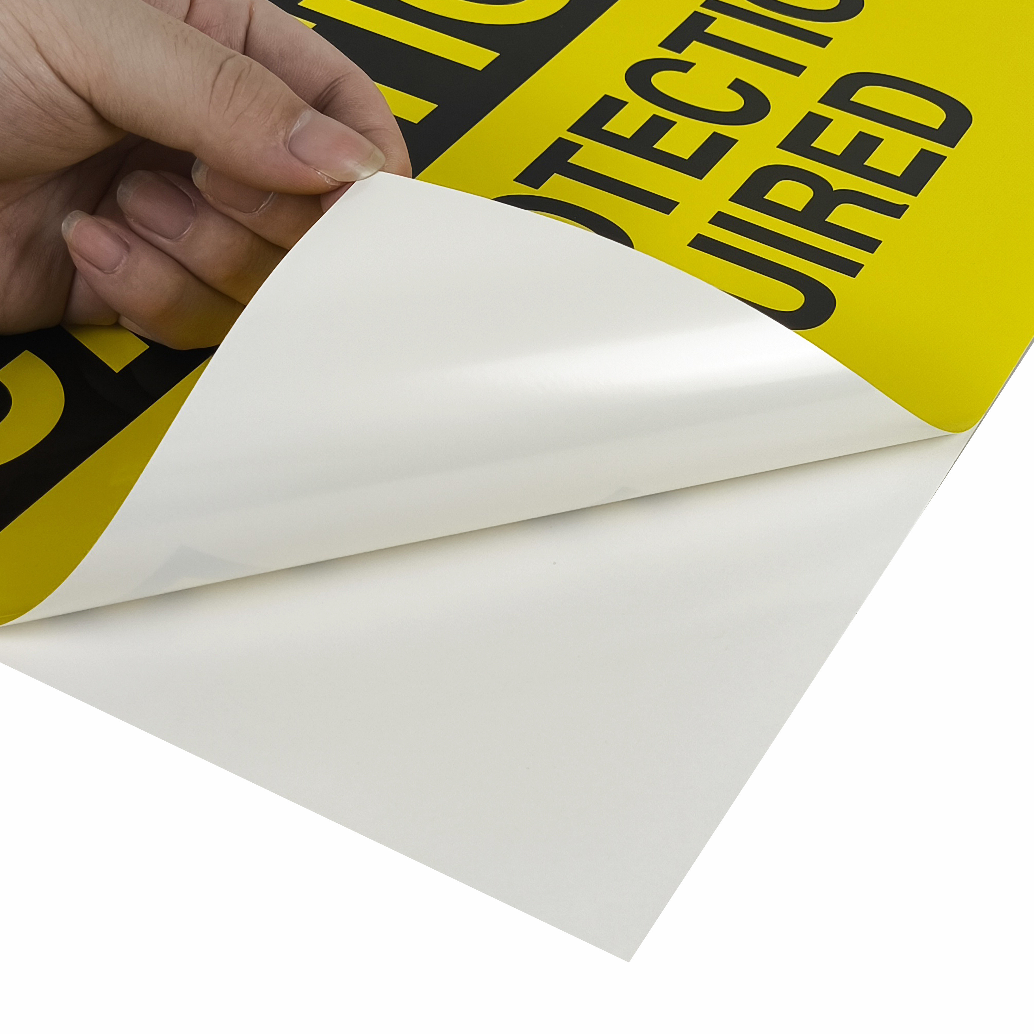 Customizable Plastic Pasteable Warning Sign For Industrial