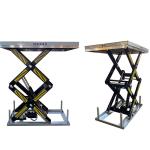 1000kg Double Scissor Lift Tables 1300mmx820mm Max Height 1780mm