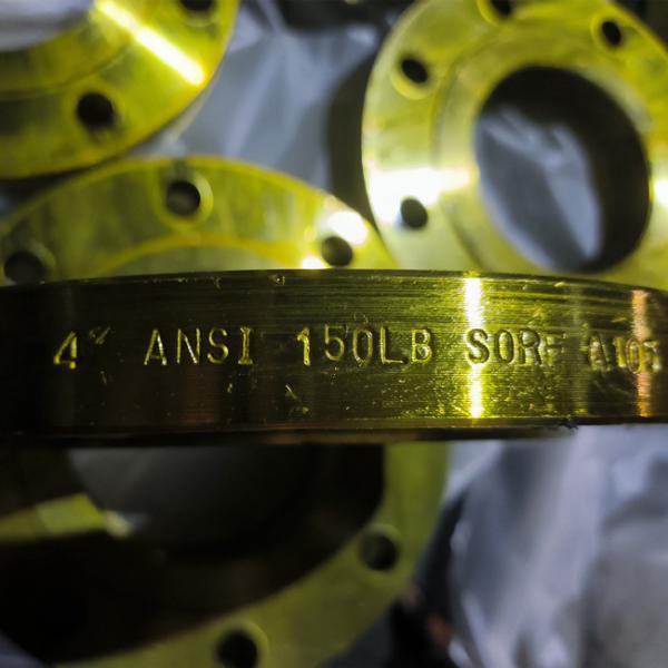 Cheap Ansi Yellow Painting Weld Neck Flange Welding 304 316 Material for sale