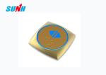 Customized Size Square Lift Elevator Parts Elevator Push Button Yellow Color