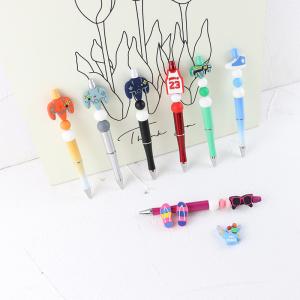 Quality BPA Free Baby Chew Beads , Food Grade Silicone Focal Beads For Pens wholesale