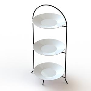 Quality Metal Wire 3Tiers Metal Display Rack Welded Structure wholesale