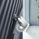 304 Stainless Steel Toilet Tissue Holder ODM Polished Chrome Toilet Roll Holder