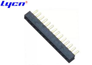 Quality Height 4.3mm pin header connector female Single Row Phosphorous Bronze Contact Material wholesale