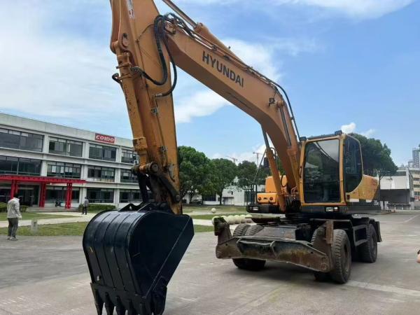Used Hyundai R210W-9 Wheel Excavator In Excellent Condition/Used Wheel Excavator