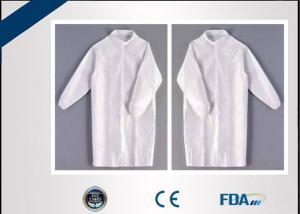 Quality Breathable Disposable Laboratory Coats For Outdoor Antivirus Activities wholesale