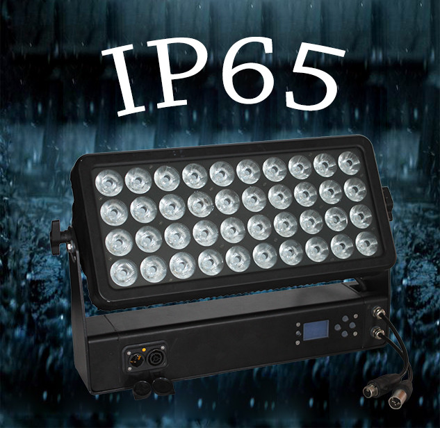 400W Outdoor Waterproof City Color 40x10W RGBW 4in1 LED Wall Wash Light IP65