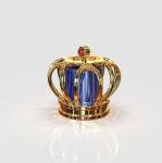 Luxury Gold Crown Metal Perfume Bottle Cap Zinc Alloy Perfume Cap For Crimp Neck