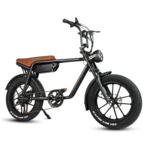 Quality 750W Fat Tire Electric Bicycle 48V 17Ah Battery Electric Bikes With Front Suspension wholesale