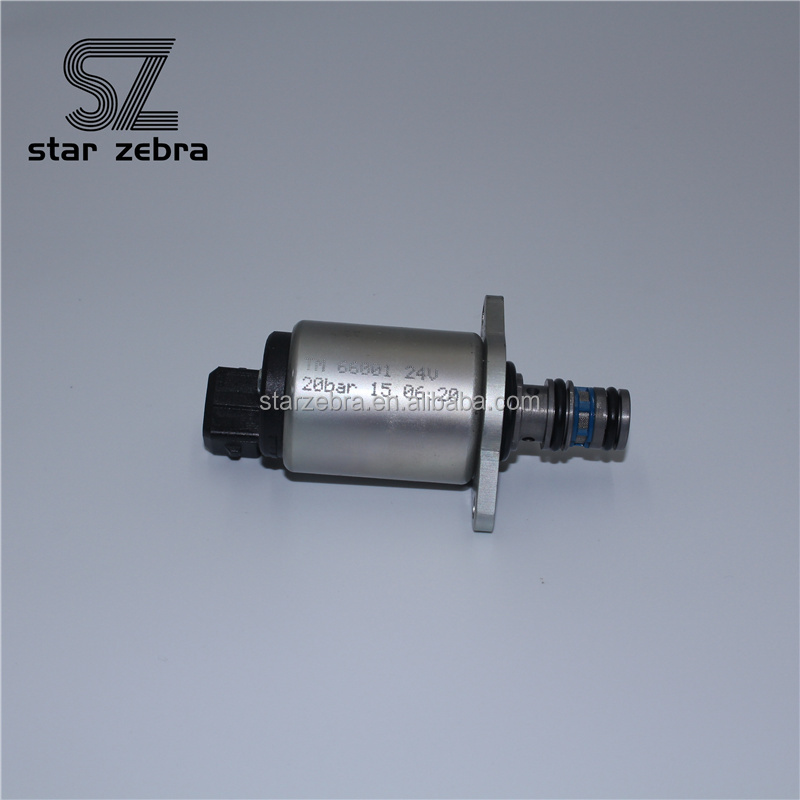 Building Material Shops Engine Parts TM66001 Manufacture 24V Solenoid 20Bar for Hydraulic Pump Proportional Solenoid Valve