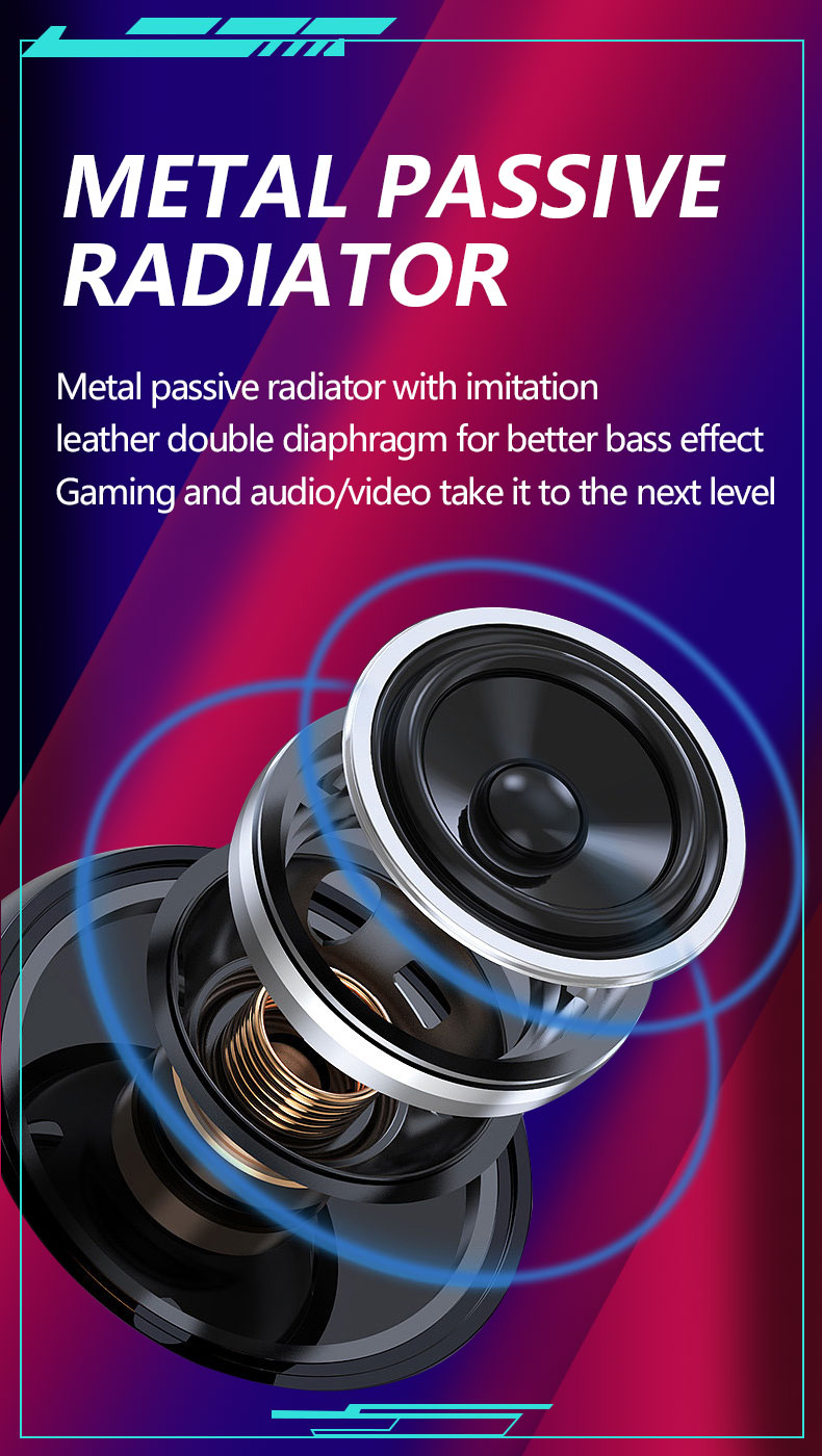 Wireless Gaming PC Speaker Computer Bass Desktop Bluetooth Mobile Phone S2 for Gaming