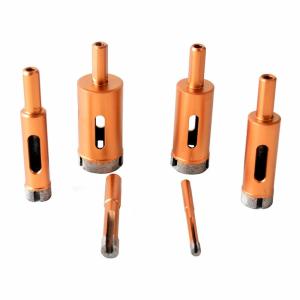 Quality 6mm - 30mm Diamond Core Bit / Diamond Tip Hole Saw 6pcs Set Orange Painting wholesale