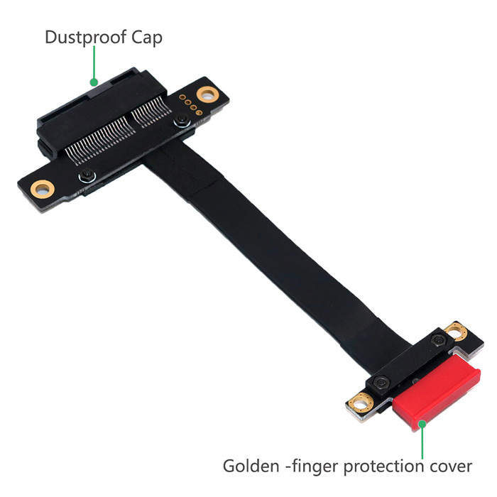15cm PCIE Pci X1 Extension Cable 8Gbps ATX BTX Chassis PCB Swaddled