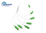 1x6 Mini Plc Splitter , Ftth Fiber Optic Splitter Good Channel Uniformity