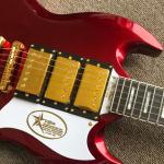 Custom SG Electric Guitar with Metal Red Color
