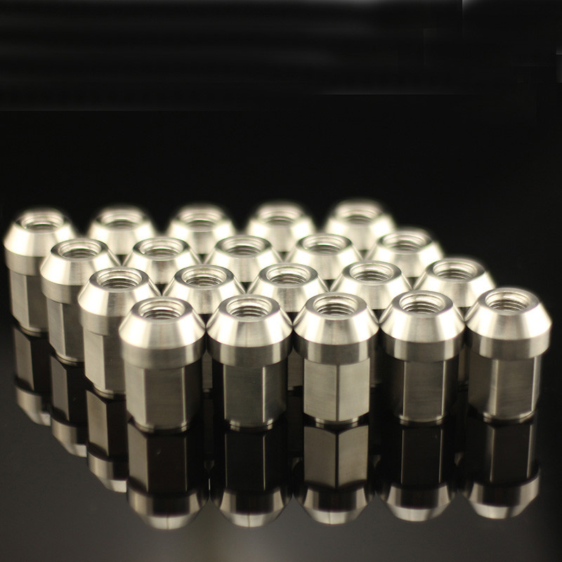 Black Close End GR5 Titanium Lug Nuts M12x1.25 M12x1.5 M14x1.5 M14x1.25 With PVD Coating