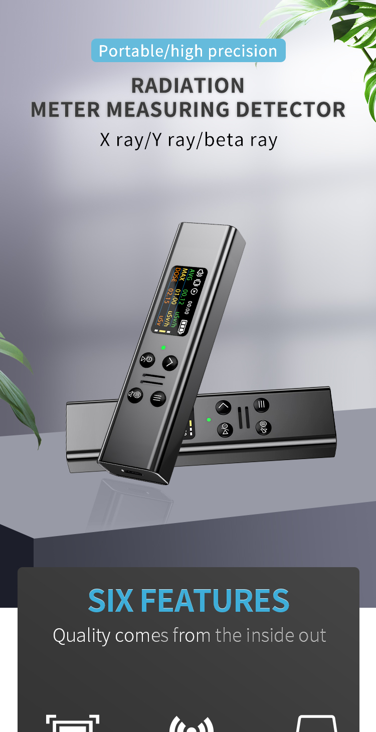 Customized Support Portable Geiger Counter for Accurate Nuclear Radiation Detection