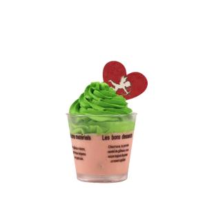 Quality Precut Happy Valentines Cupid Edible Decorations Wafer Cake Toppers Red Heart Shape wholesale