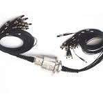 Multi Channel Rotary Fiber Optic Slip Ring 850nm 1550Nm Stainless Steel Housing