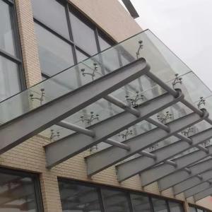 Quality Cutting Edging Drilling Tempering Flat Curved Clear Laminated Glass for Entrance Canopy wholesale