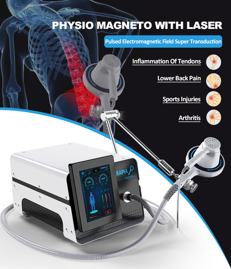 Laser Magnetic Therapy Device Pain Relief / Physical Therapy With Dual Energy Treatment