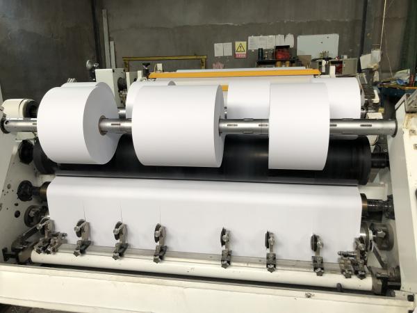 Cheap 45g 48g Thermal Paper Jumbo Roll Black Image for sale