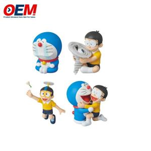 Quality Custom Doraemon Doll Toy Plastic Cartoon Character 3D Toy pvc toy custom wholesale