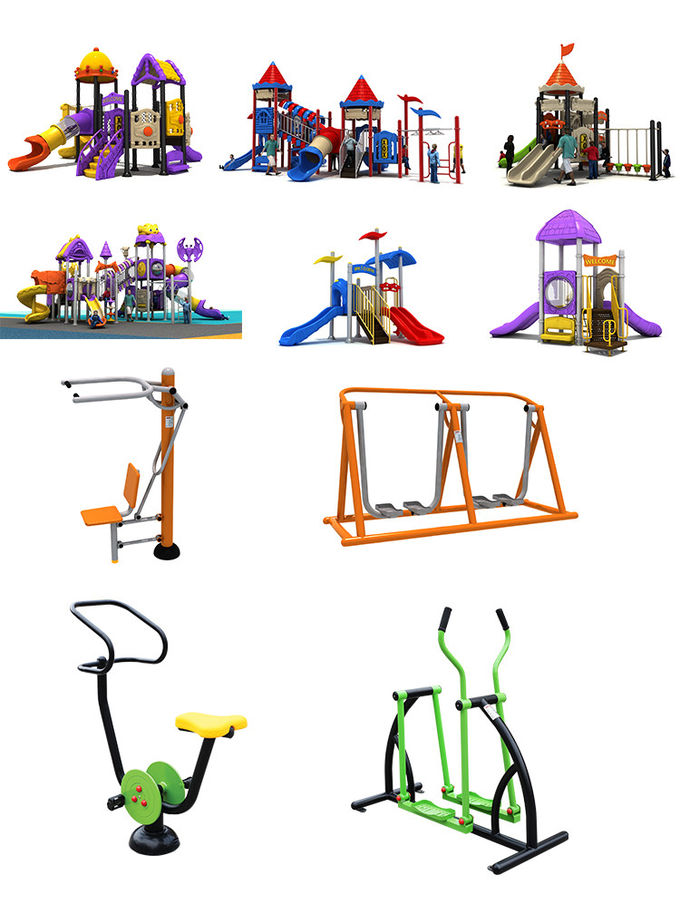 Large new design eco-friendly outdoor playground plastic slide for children