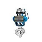 PTFE Seal V Cut Pneumatic Control Ball Valve DN50 Stainless Steel Ball Valve