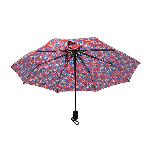 Manual Close Automatic Open Three Folding Umbrella OEM
