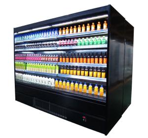 Quality Double Sided Open Display Fridge Open Display Case Supermarket 608L 912L 1200L wholesale