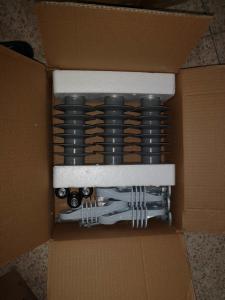 Quality 12 KV Metal Oxide Gapless Lightning Arrester / 5 Ka Polymer Surge Arrester wholesale