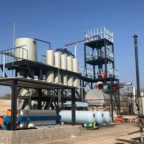 16KW Continuous Tyre Oil to Diesel Refinery Distillation Machine for Diesel