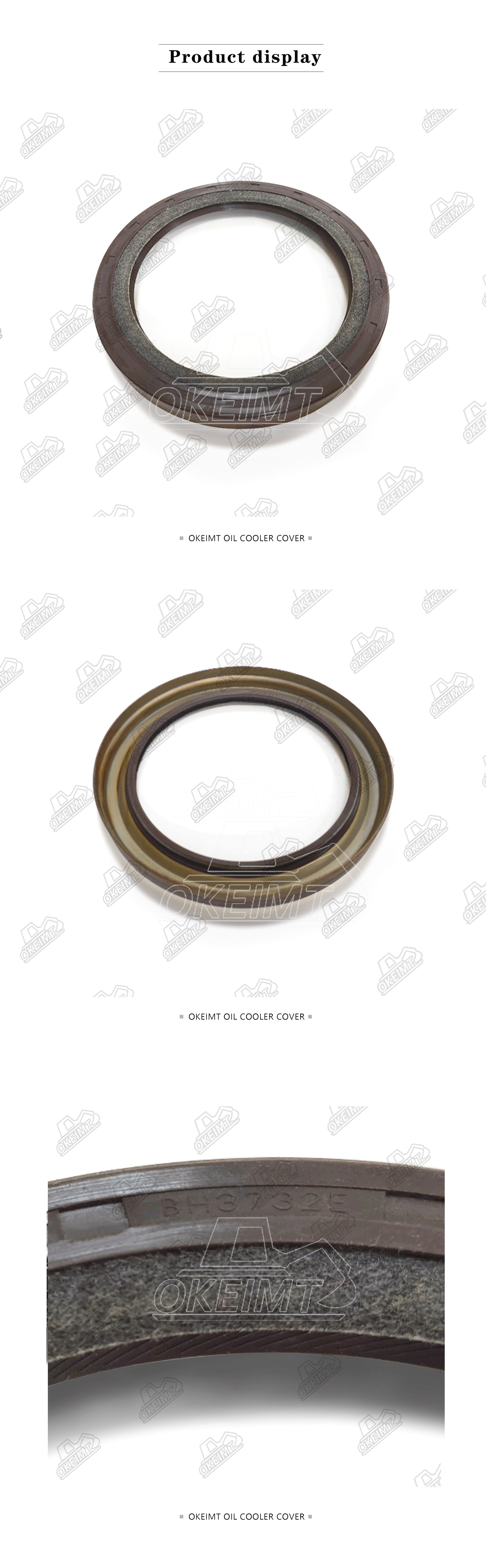 Crankshaft Front Rear Oil Seal For ISUZU 6BD1 6BD1T BZ3732E