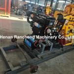 130m / 150m / 200m Depth Small Borehole Drilling Rig With Hydraulic Control