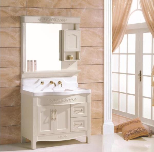 100 X48/cm PVC bathroom cabinet / wall cabinet / hung cabinet / white color for