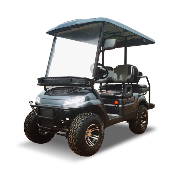 4 Seater EV Golf Cart With 6 Hours Charging Time 30-40km/H Speed And LED