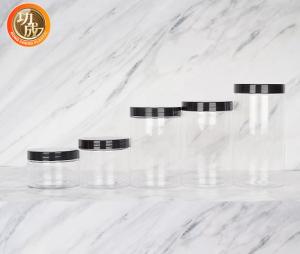 Quality Chemical Resistanc Clear Wide Mouth Plastic Pet Jar With Lids Sugar Packaging wholesale