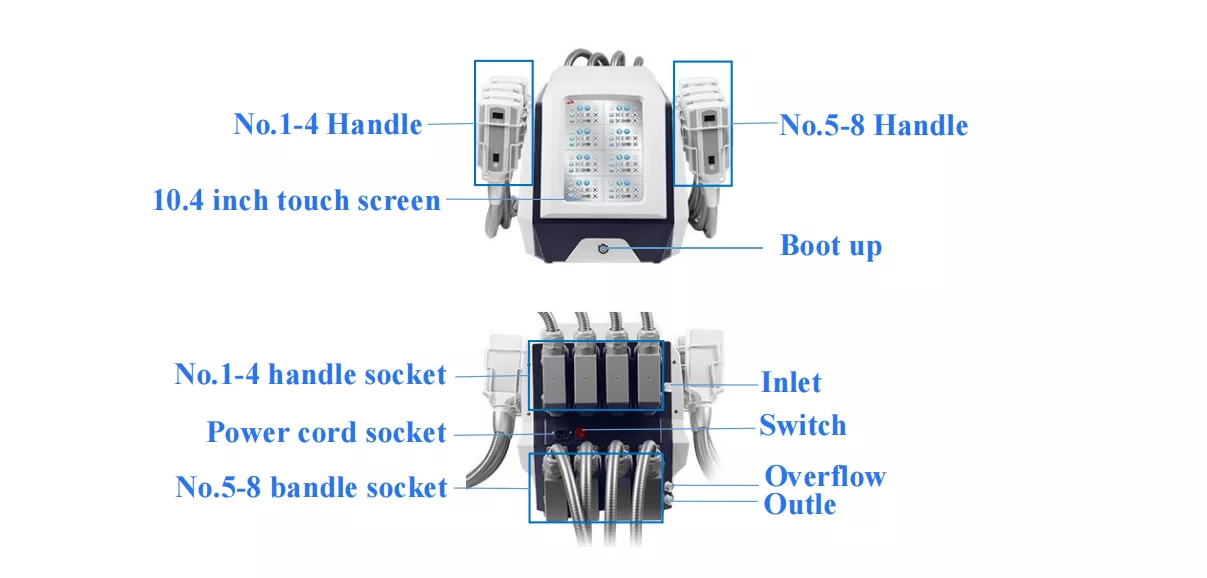 T Shock Cryolipolysis Slimming Machine Thermal Multifunction Cryolipolysis Machine