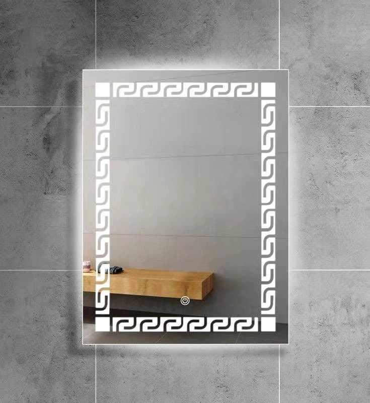 Anti Corrosion LED Smart Mirror , Large Silver Wall Mirror With Led Light